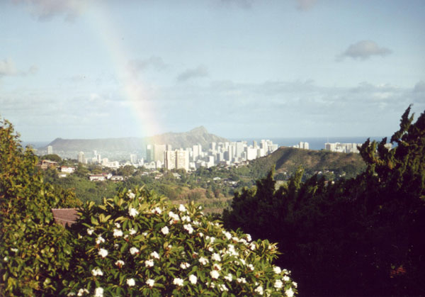 A view of Honolulu from Diamond Head